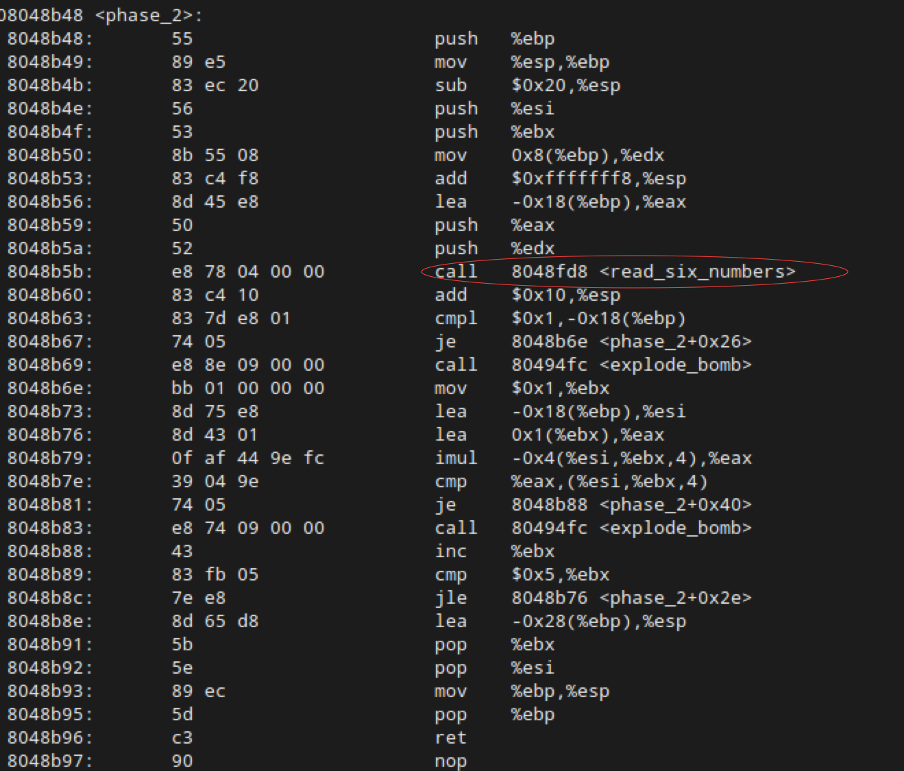 binary-bomb-lab-phase-2