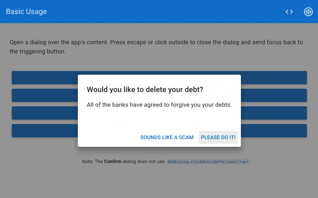 mdDialog screenshot